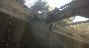 Demolicion y desescombro del tunel de la Estacion Goya, sin interrumpir el trafico 5
